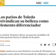 Los patios de Toledo reivindican su belleza como elemento diferenciador